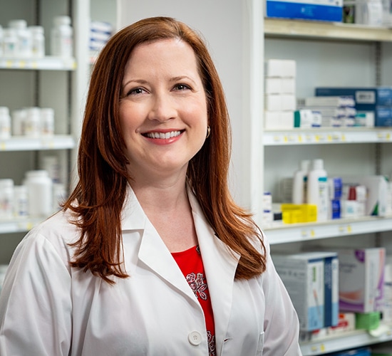 female pharmacist